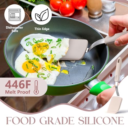 2 Pcs Mini Silicone Cookie Brownie Spatula (2 Count)