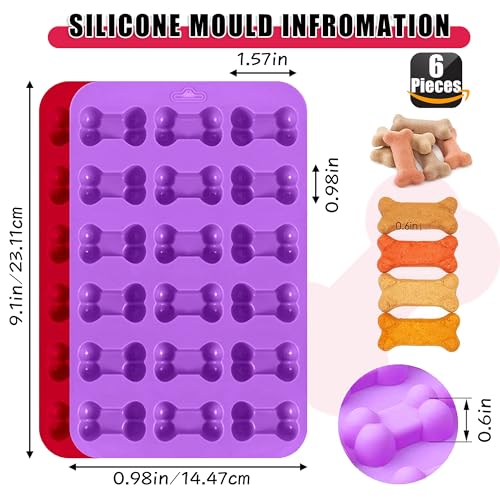 Puppy Dog Paw and Bone Silicone Molds for Baking