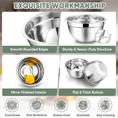 Mixing Bowls Set of 5 (6 Count)