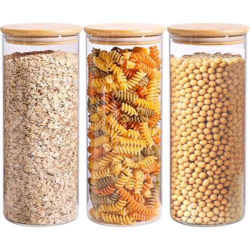 Glass Storage Containers with Lids 1.7 Qt (3 Count)