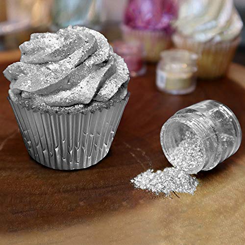 Silver Edible Glitter