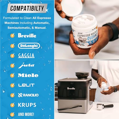 Espresso Machine Cleaning Tablets Descaling (120 Count)