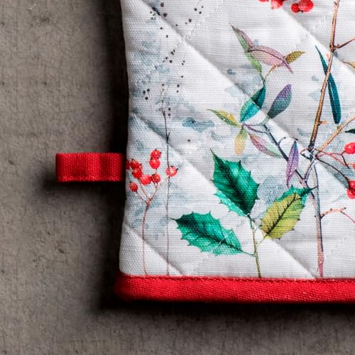 100% Cotton Oven Mitt & Pot Holder Set