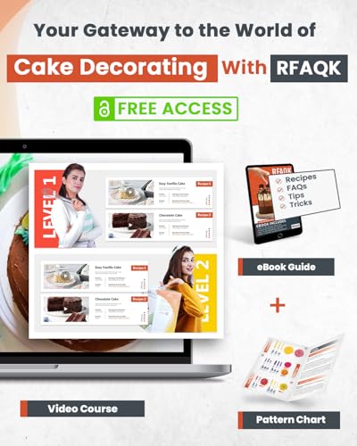 50PCs Cake Decorating Supplies Kit with 12" Aluminum Rotating Cake Turntable Stand