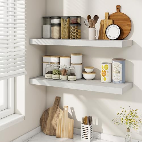 9.3Inch Deep Floating Shelves for Wall (2 Count)