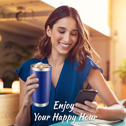 20 oz Tumblers Bulk Stainless Steel Tumbler with Lid (6 Count)