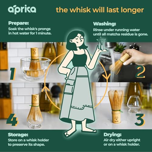 Matcha Whisk Holder Set
