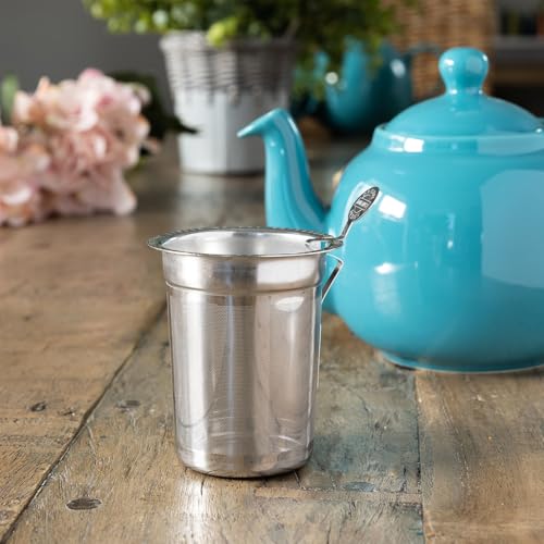 Farmhouse 4 Cup Ceramic Teapot with Removable Infuser and Lid
