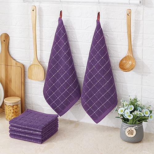 100% Cotton Terry Kitchen Dish Cloths (6 Count)