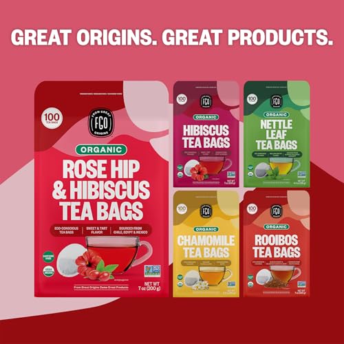 Organic Rosehips Tea (100 Count)