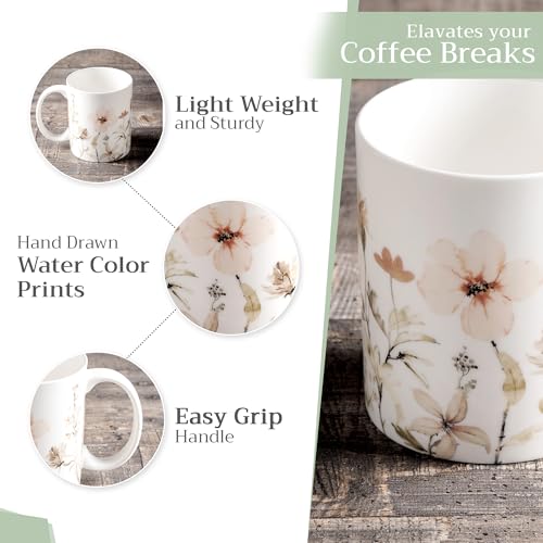 Coffee Mug with Handles Tea Cups