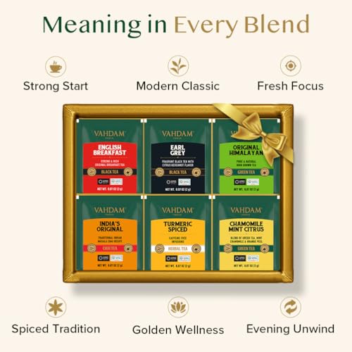 Tea Gift Set 6 Flavors (36 Count)