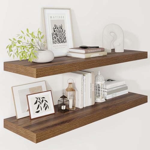Deep Floating Shelves 36x12” Set of 2 (2 Count)