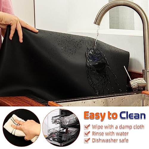 Silicone Mat 78.7”x 23.6” Heat Resistant Mats for Countertop