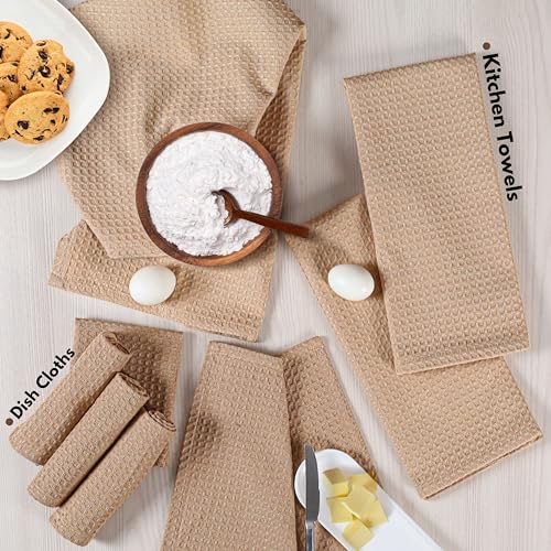 8 Piece Kitchen Towels & Dish Cloth Set (8 Count)