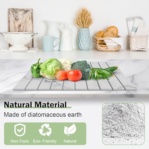Stone Dish Drying Mat for Kitchen Counter