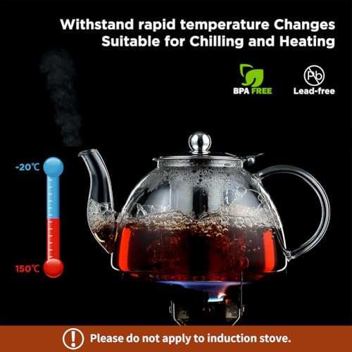 Glass Teapot 1300ml