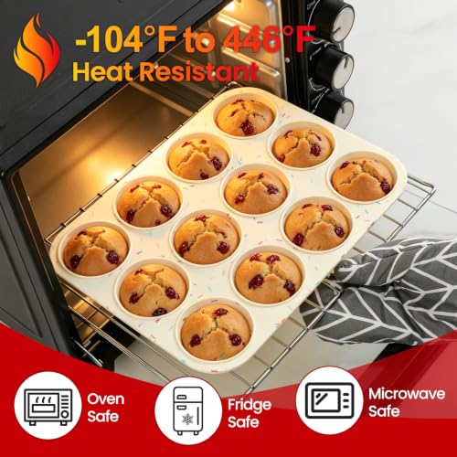Silicone Muffin Pan for Baking