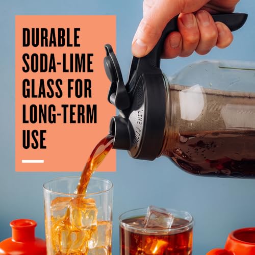 64oz Cold Brew Coffee Maker with Leak Proof Lid
