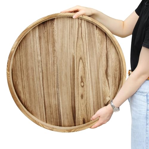 Round Ottoman Table Tray Round
