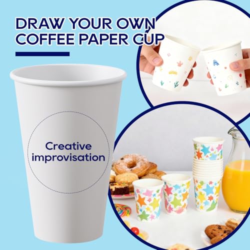 210 Pack 16 oz Disposable Paper Coffee Cup (210 Count)