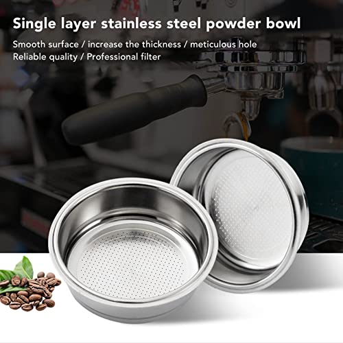 Double Cup Stainless Steel Coffee Filter 51mm