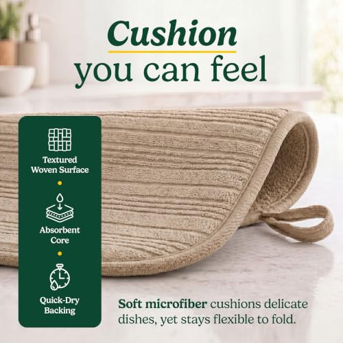 Cuisinart Dish Drying Mat for Kitchen Counter (2 Count)