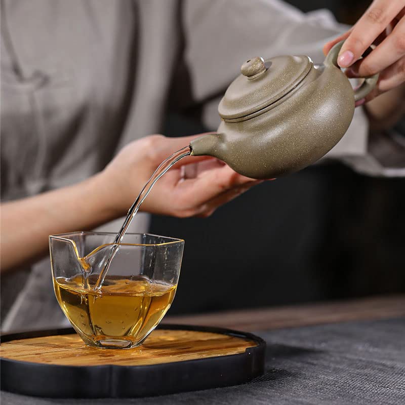 Clay Teapot 8.6oz Chinese zisha Tea Pot Genuine Purple Clay Teapots Fanggu Infusers Loose Tea