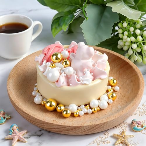 Gold White Pearl Sprinkles (4.6 Ounce)