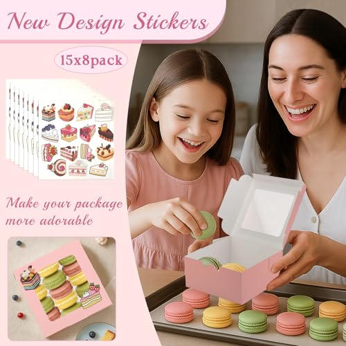 Cupcake Boxes with Window (80 Count)