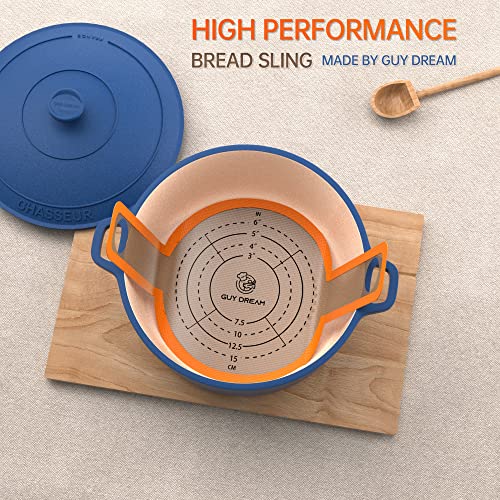 GUYGUYDREMAT Bread Sling for Dutch Oven (2 Count)