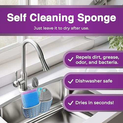 Silicone Dish Scrubber Sponges