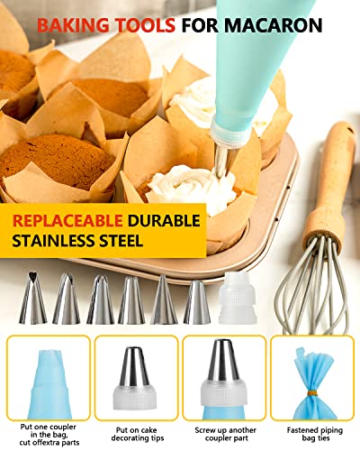 Macaron Silicone Baking Mat Set of 2 Grey