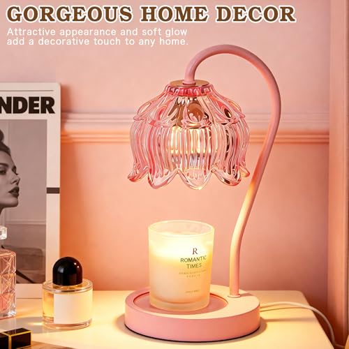 Flower Candle Warmer Lamp with Timer
