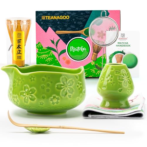7 PCS Green Matcha Whisk Set