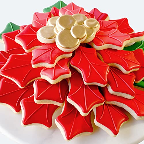 International 2030 Christmas Holiday Wreath Centerpiece Cookie Cutters (4 Count)