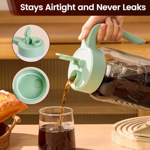 Cold Brew Coffee Maker Glass (2 Count)