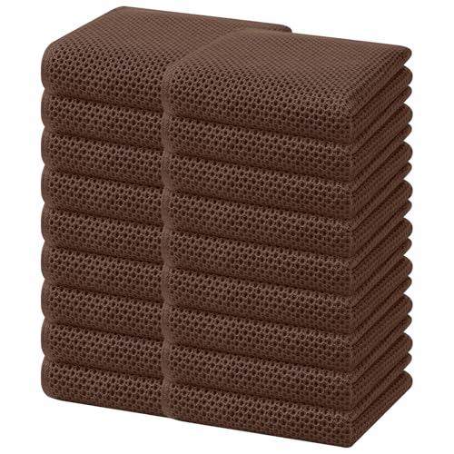 100% Cotton Waffle Weave Kitchen Dish Towels 18 (18 Count)