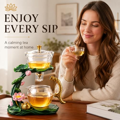 Glass Lotus Teapot with Infuser