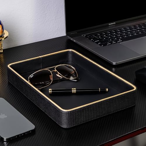 Leather Catchall Valet Tray for Men