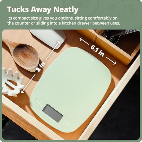 Food Scale Slim & Compact Build