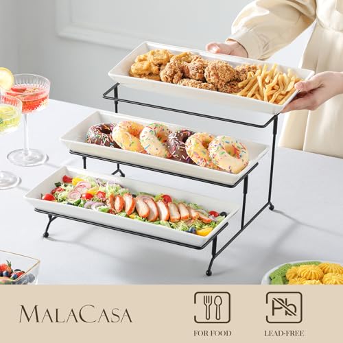 3 Tier Serving Trays (4 Count)