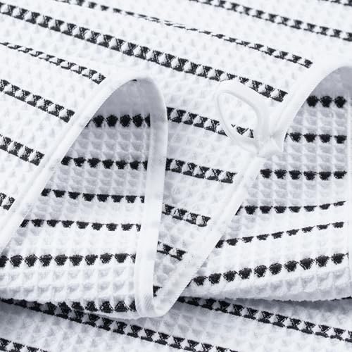 430 GSM Poly Blend Microfiber Quick Dry Waffle Bath Towel (4 Count)