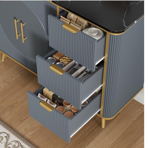 47.3" Modern Buffet Cabinet with Storage
