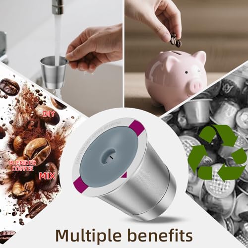 4 Pack Reusable K Cup Coffee Filters (4 Count)