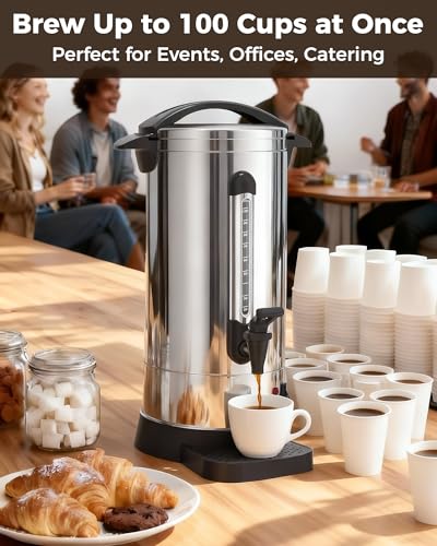 100 Cup Commercial Coffee Urn (100 Count)