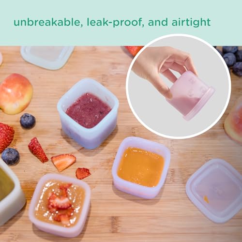 Silicone Baby Food Storage Containers 4pk (4 Count)