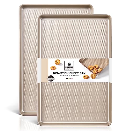2 Pack Half Sheet Cookie Sheets for Baking (2 Count)