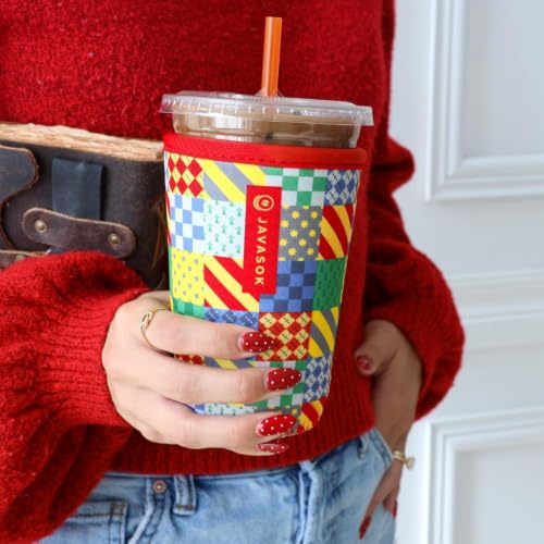 JavaSok Iced Coffee & Cold Soda Insulated Neoprene Cup Sleeve