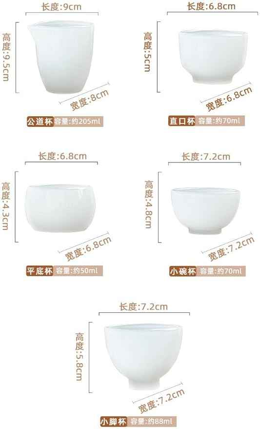 Glass Gongfu Tea Set, Large Gaiwan with Japanese Teapot and Cups-suit12